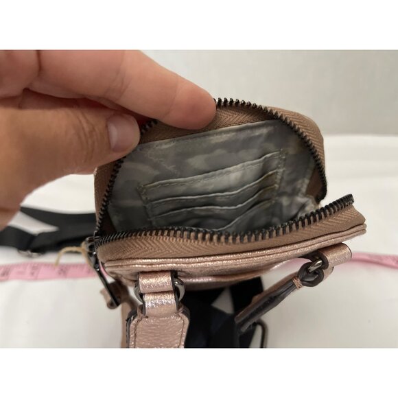 Aimee Kestenberg Gold Crossbody Bag With Adjustable Strap - Picture 6 of 8